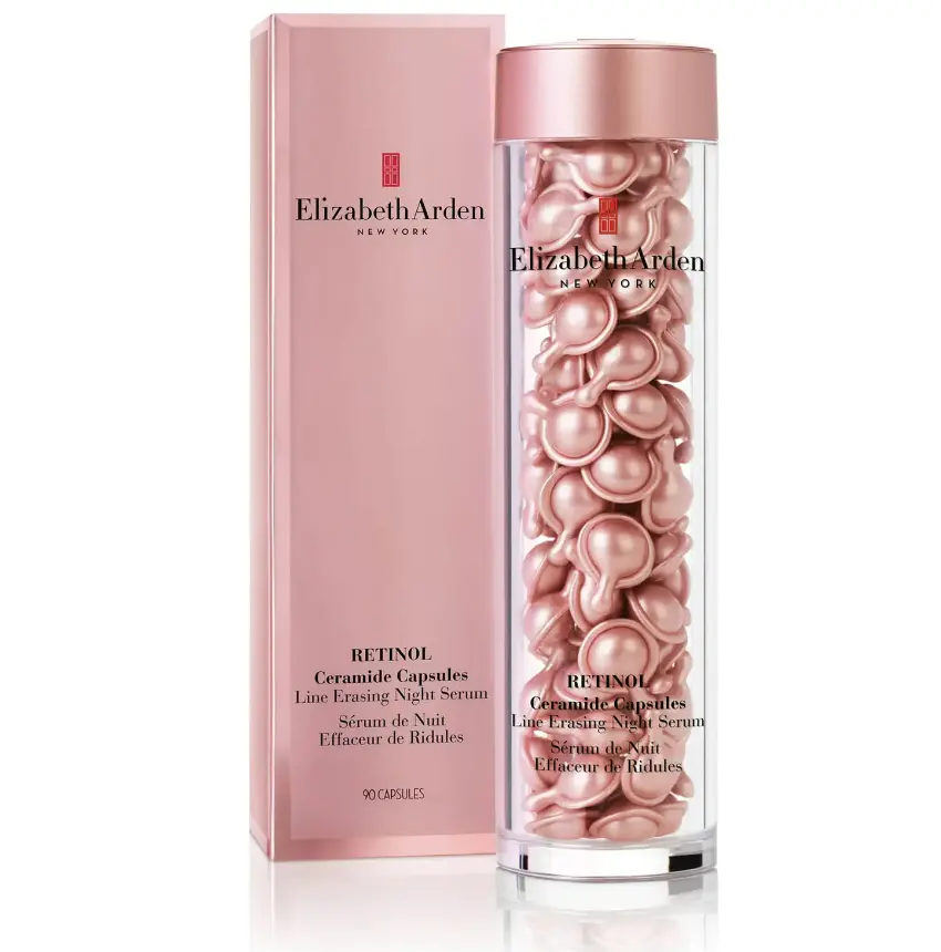 ElizabethArden 伊丽莎白雅顿 粉胶 夜间多效修护胶囊精华90粒