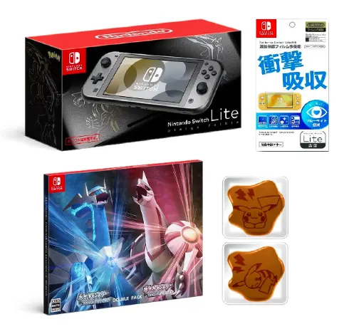 Nintendo 任天堂 Switch Lite 帝牙卢卡帕路奇亚+口袋妖怪闪耀钻石闪耀珍珠[Amazon.co.jp 原创特典]
