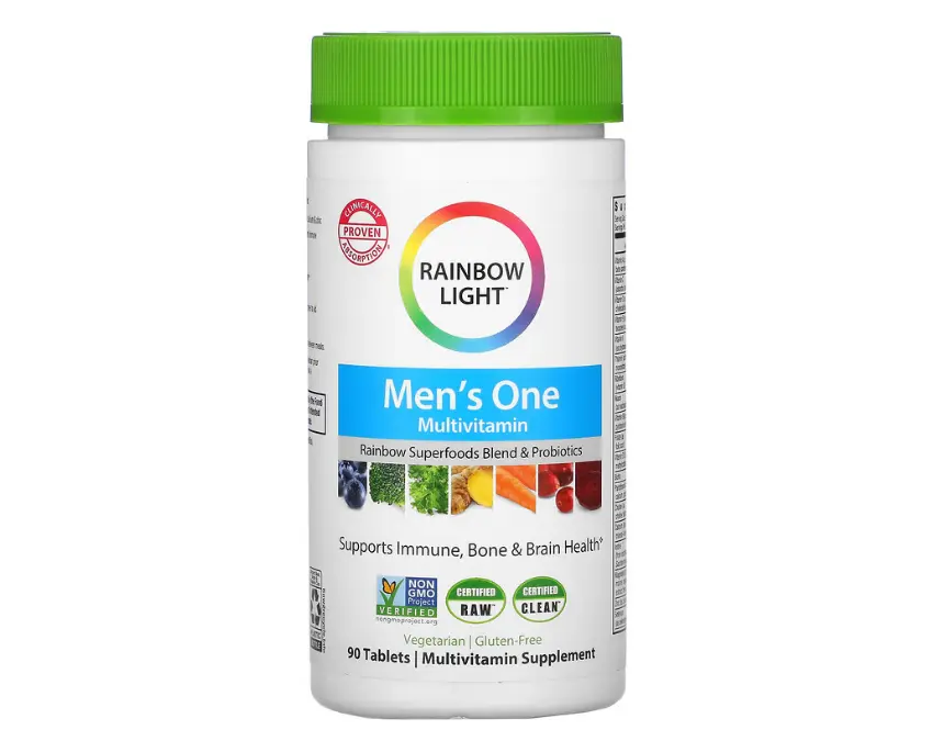 库存浅！Rainbow Light 男性每日一片多维生素 90 片