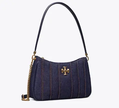 补货！Tory Burch KIRA DENIM MINI 腋下包