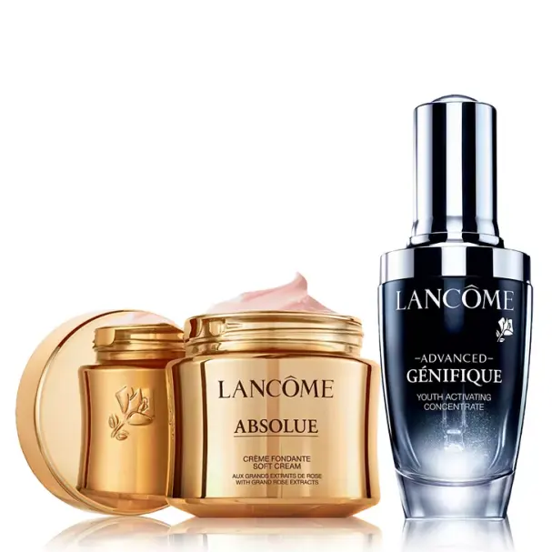 Lancome 兰蔻 菁纯臻颜面霜+小黑瓶套装（价值$375）