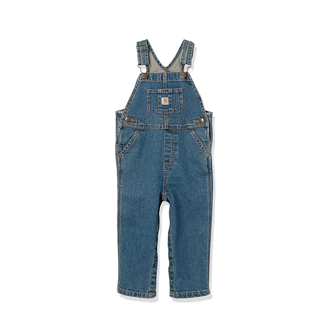 Carhartt 男童牛仔工装裤背带裤