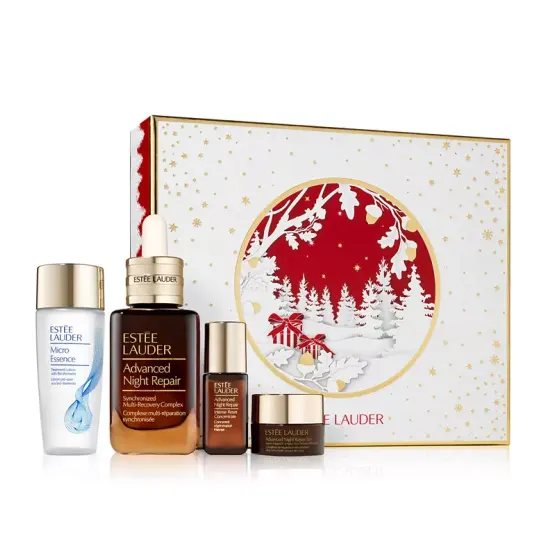 新套装上线！ESTÉE LAUDER 雅诗兰黛 小棕瓶4件套（价值$180）