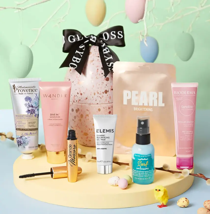 Glossybox 2021复活节彩蛋限定礼盒 价值$120