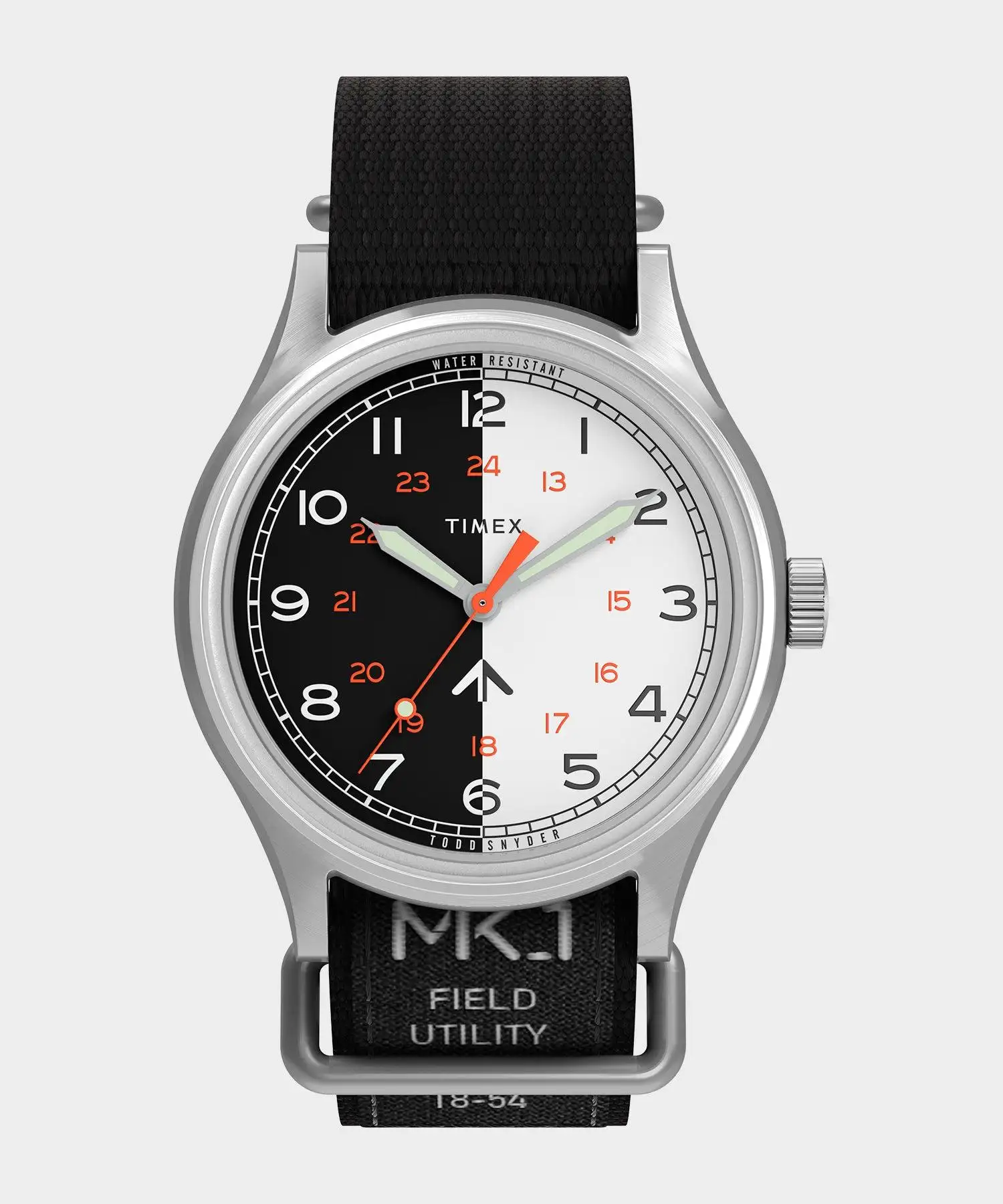 上新！Timex x Todd Snyder MK-1“Black + White”限量版男士手表