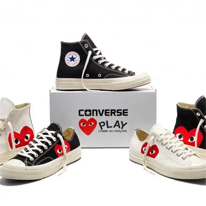 Converse 匡威美国官网：CDG Play 川久保玲 小桃心人气联名款