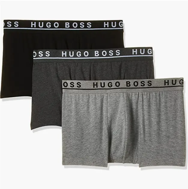 HUGO BOSS 男士3件套弹力棉短裤 XL码