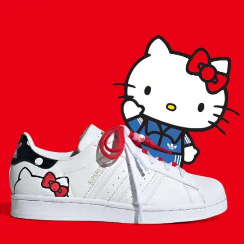adidas UK：太可爱啦 Hello Kitty X Adidas 联名