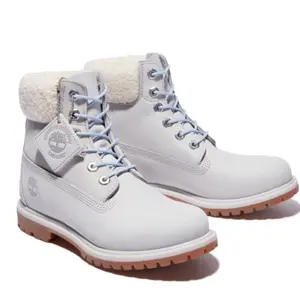 Timberland Light Gray Premium女款靴子