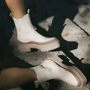 Sam Edelman Lulia 厚底短靴 米色