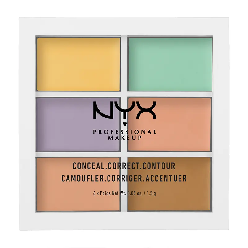 NYX Professional Makeup 6色修容遮瑕盘