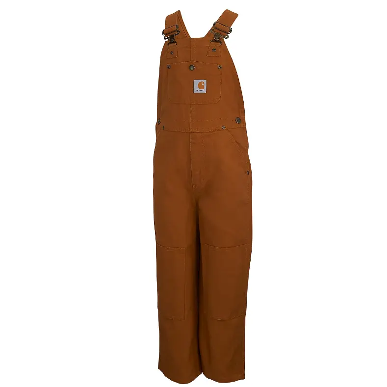 Carhartt 儿童 CM8609 宽松版型帆布工装裤 -Carhartt Brown,2T
