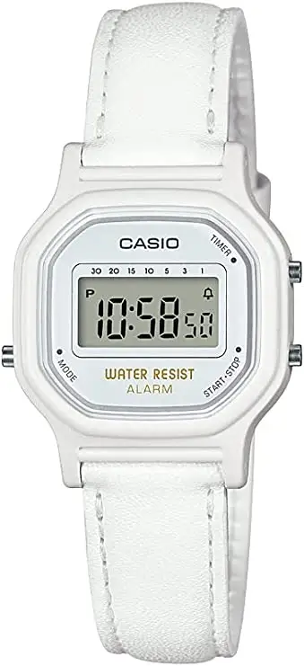 CASIO 卡西欧 女士复古 LA11WB-1 运动树脂表带手表
