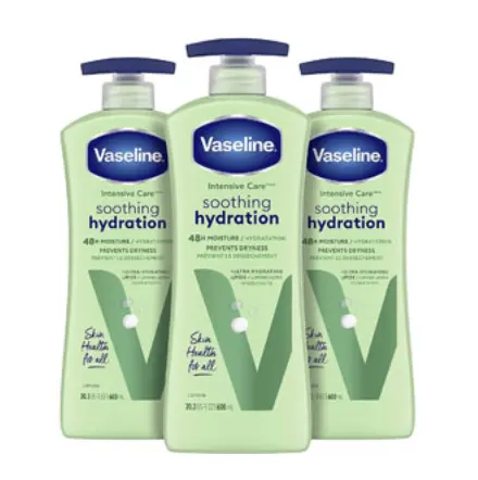Vaseline凡士林深层护理身体乳液 600ml*3件