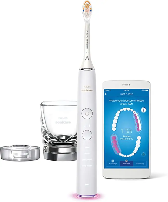 Philips 飞利浦 Sonicare 电动牙刷 钻石智能清洁 HX9911 / 66 [2021 款]