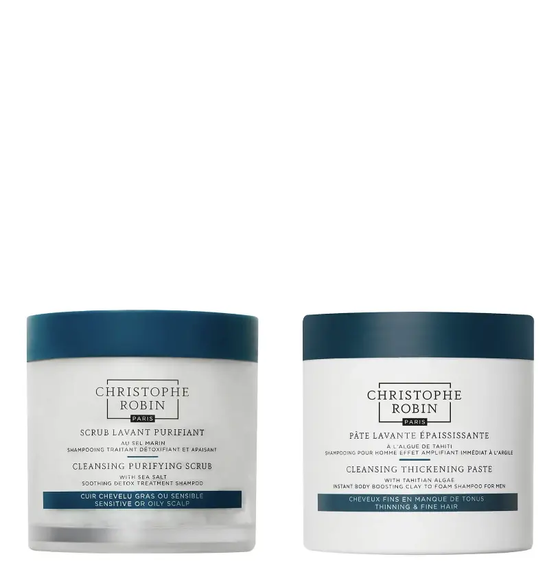 Christophe Robin 海盐洗发膏+大溪地海藻洗发膏 250ml×2