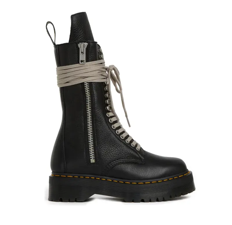 Rick Owens x Dr Martens 联名款18 孔皮革靴