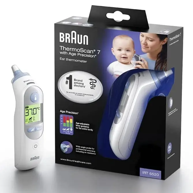 Braun 博朗 ThermoScan 7 IRT6520 红.外.线耳温计 / 入耳式体温计