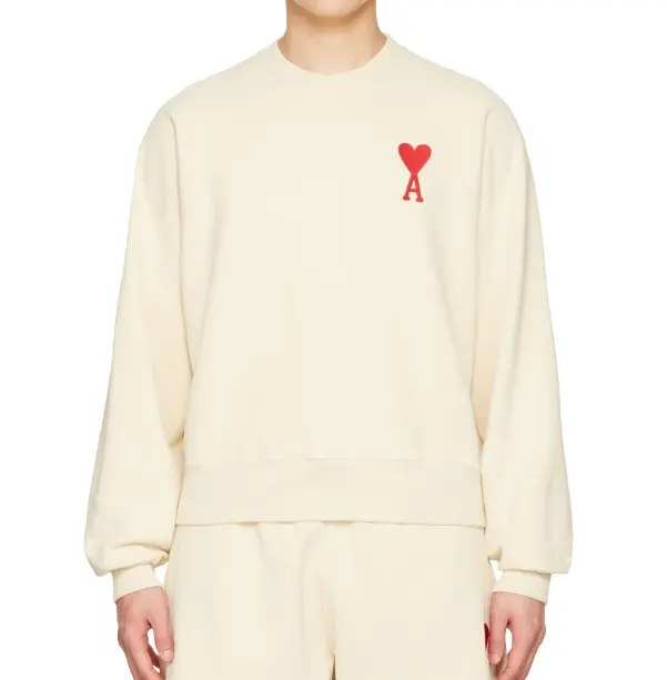 再降！Ami Paris SSENSE独家小爱心卫衣 白色