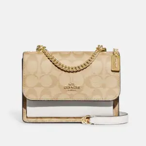 史低！COACH 蔻驰 Mini Klare 风琴包