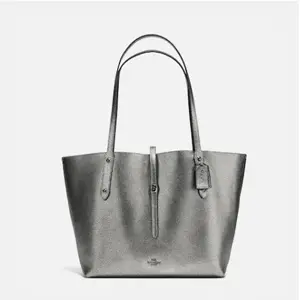 COACH 蔻驰 Market 单肩托特包 银灰色