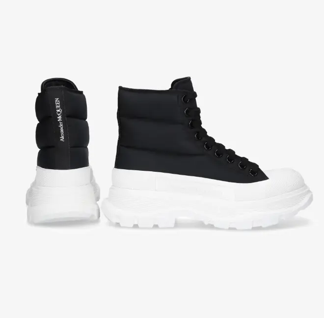 37.5-38.5码！ALEXANDER MCQUEEN 厚底踝靴