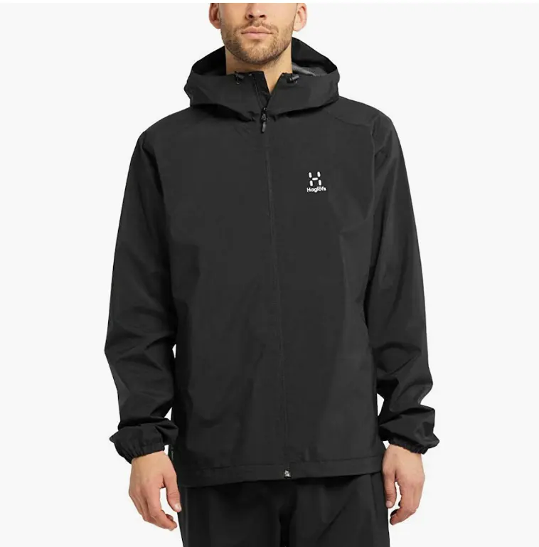Haglofs 火柴棍 男士户外防水连帽冲锋衣 604792