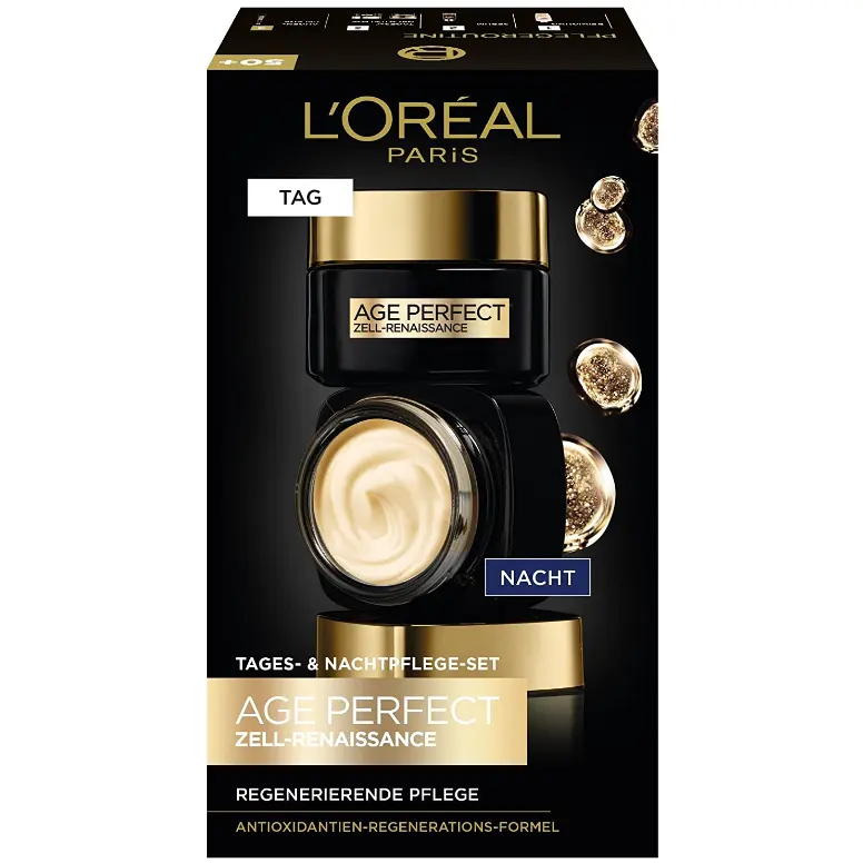 L'Oreal Paris 巴黎欧莱雅 Age Perfect 复颜日夜面部护理套装 2 x 50ml
