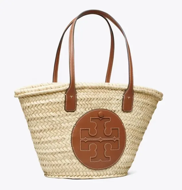补货！Tory burch ELLA 草编菜篮子