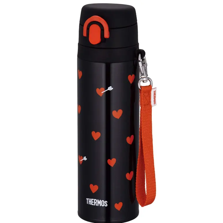 THERMOS 膳魔师 真空隔热便携式爱心保温杯