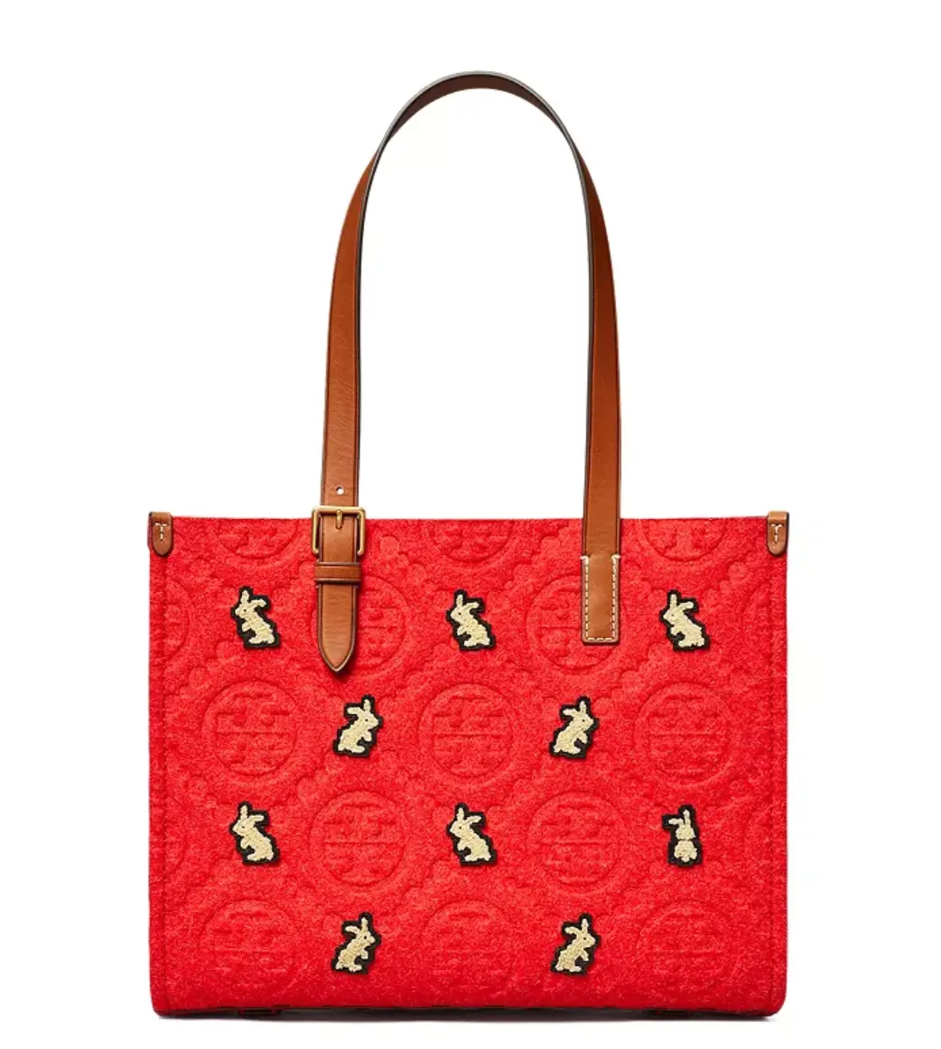 宋轶同款！Tory Burch T Monogram小号限定好运兔包