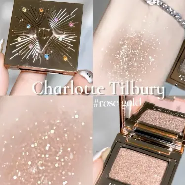 码住！Charlotte Tilbury 2022圣诞限定单色眼影 #rose gold
