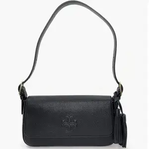 Tory Burch 汤丽柏琦 Emerson 荔枝纹牛皮法棍包 134848