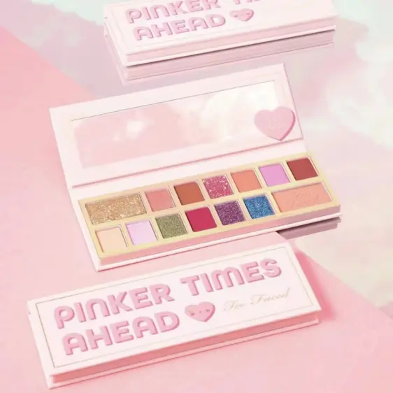 降价！Too Faced 新品限定14色眼影盘 #Pinker Times Ahead