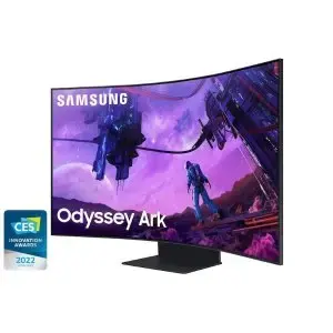 史低价！Samsung 55” Odyssey Ark 4K 165Hz 1ms 量子点Mini-LED 1000R 曲面显示器