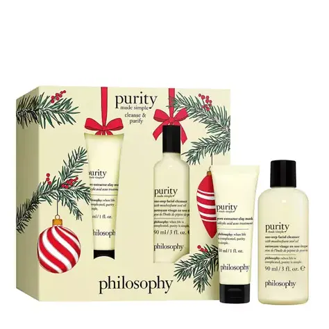 Philosophy 自然哲理 Purity 三合一洗面奶面膜套装