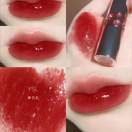 YSL Candy Glaze 银管唇膏 #06 Burgundy Temptation