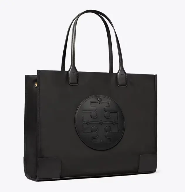 补货！Tory Burch 尼龙托特包 黑色、蓝色