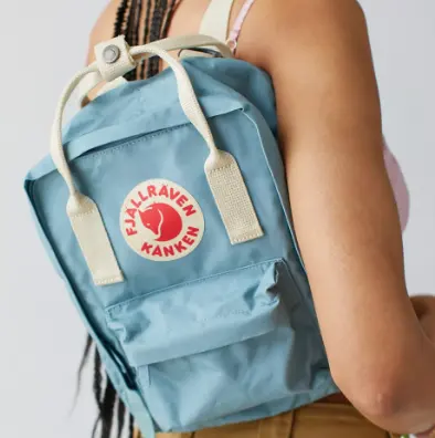 Fjallraven Kanken 北极狐 mini 号双肩包天空蓝