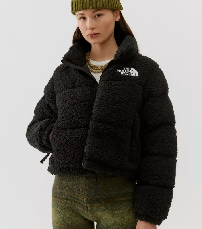 The North Face 北面羊羔毛短款Nuptse外套 三色