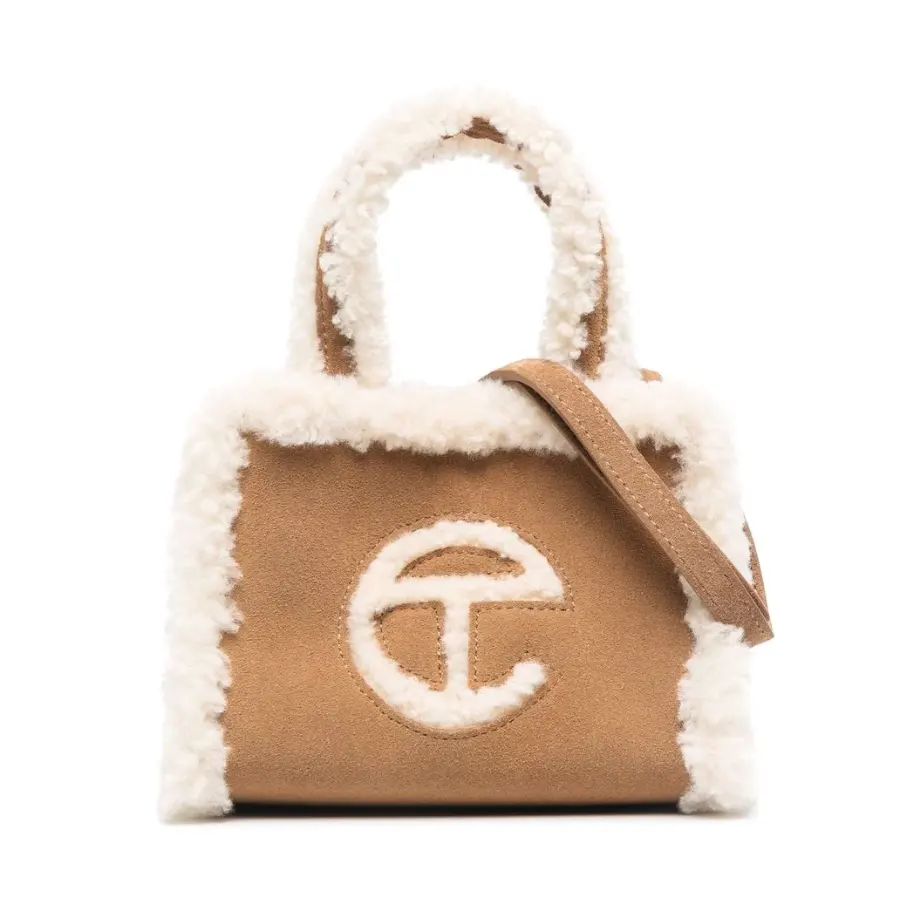定价优势！UGG x Telfar 棕色小号托特包