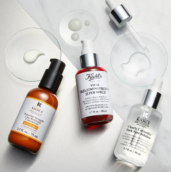 Kiehl's 美网：全场精华热卖 入美白淡斑精华、视黄醇抗老精华