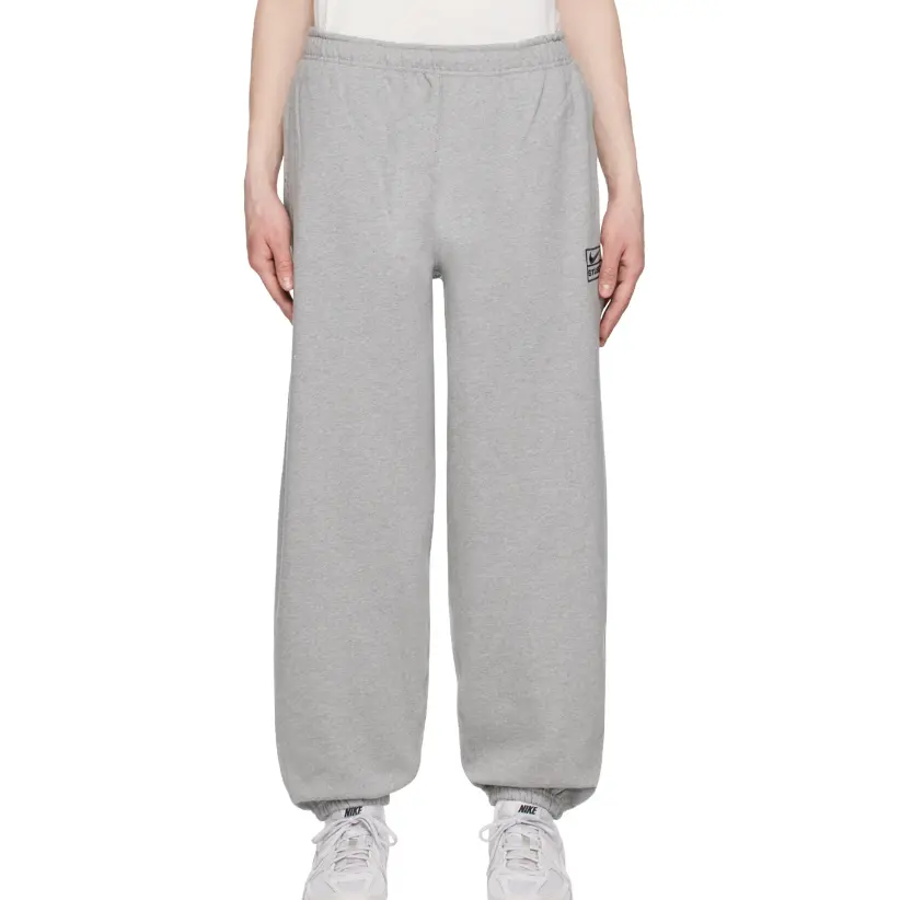量少！NIKE Stüssy Edition 灰色运动裤