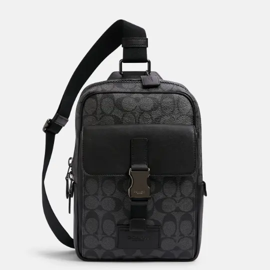 额外8.5折！Coach 蔻驰 Track Pack 老花胸包