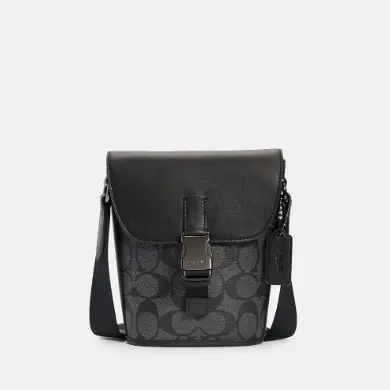 额外8.5折！Coach 蔻驰 Track Small Flap 老花斜挎包
