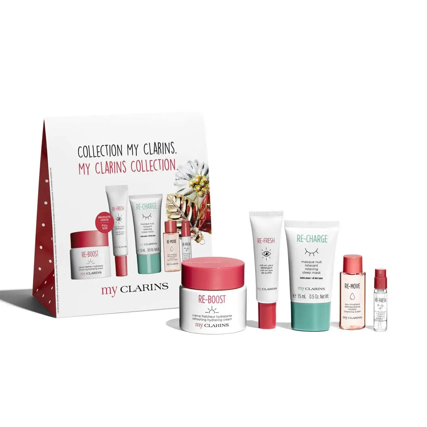 my CLARINS 小娇韵诗 水嫩保湿面部护肤套装