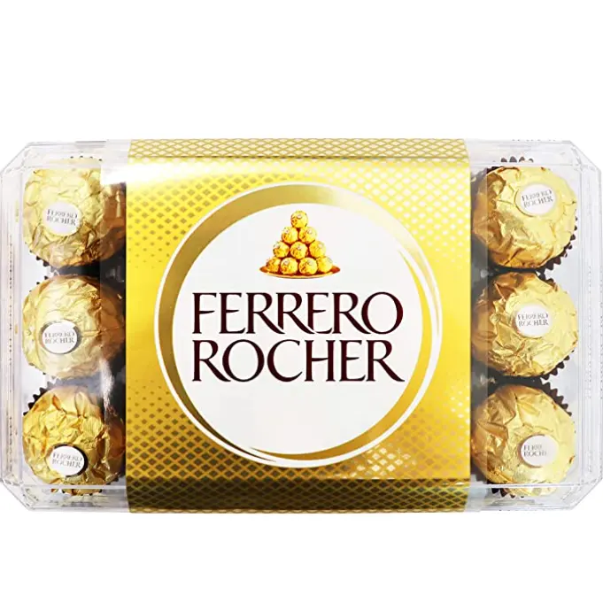 FERRERO ROCHER 费列罗 榛果威化巧克力盒装 30粒 375g