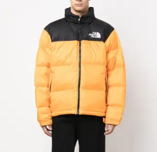 码全！The North Face 橘色羽绒服