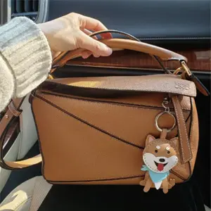 LOEWE 罗意威 Hobo Puzzle 焦糖色斜挎包