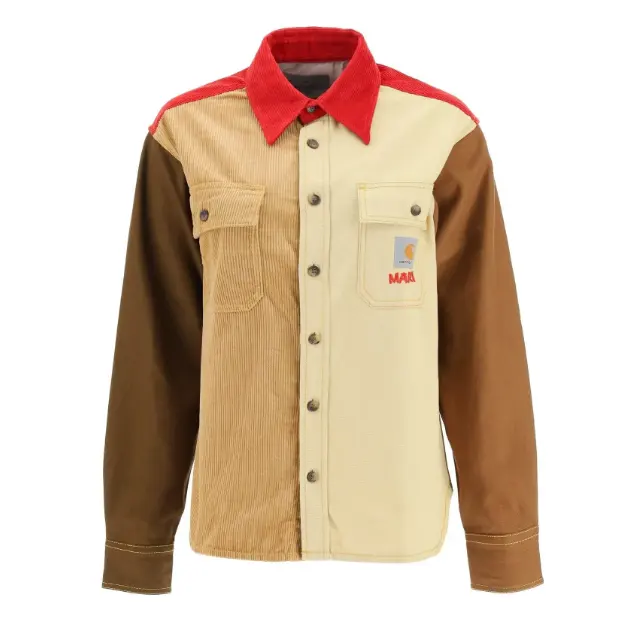 定价优势+7折！Marni x Carhartt 联名款 拼接卡哈特衬衫
